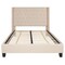 Merrick Lane Chenoa Upholstered Platform Bed with Button Tufted Headboard